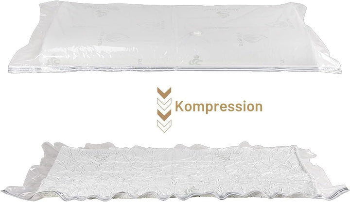 Grosse Vakuum-Aufbewahrungsbeutel für Matratzen und Kleidung, wasserdicht, verschliessbar, wiederver