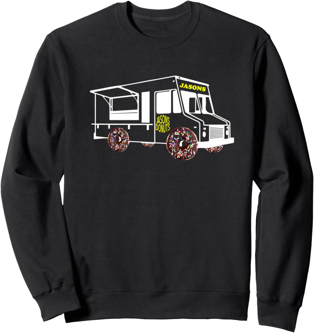 Jasons Imbisswagen mit Donuts für Räder Sweatshirt