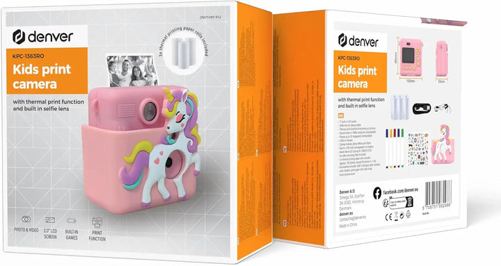 Denver Kinder-Druckkamera KPC-1363 Rose