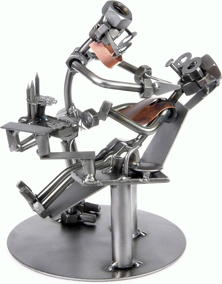 metalman24 Schraubenmännchen Zahnarzt I Handarbeit I Geschenkidee I Metallfigur I Metallmännchen I S