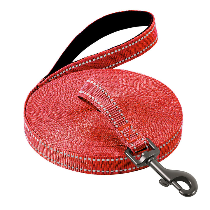 Demigreat Schleppleine für Hunde, 3m / 5m / 10m / 15m / 20m Robuste Lange Hundeleine Reflektierend T