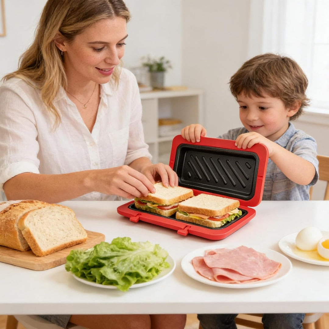 Mikrowellen Toastie Sandwich Maker, Silikon Mikrowellen Toaster, Paninis Maker, Kochgeschirr Toaster