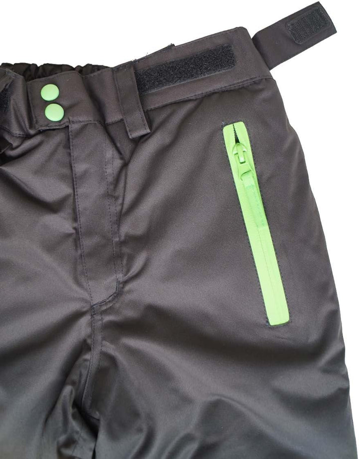 Maylynn Softshell Kinder Skianzug Schneeanzug 2-teilig grün/schwarz 98-104, 98-104