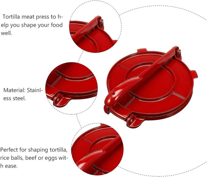 Housoutil Teigpresse Roti-Maker Tortilla-kochgerät 1925811492 Comal Für Tortillas Roti Maker Gusseis