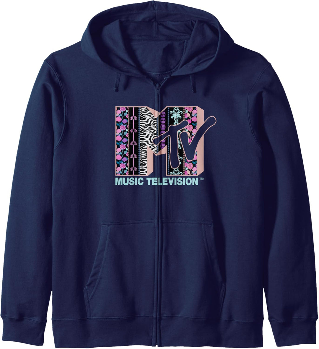 MTV Logo Boho Style Kapuzenjacke