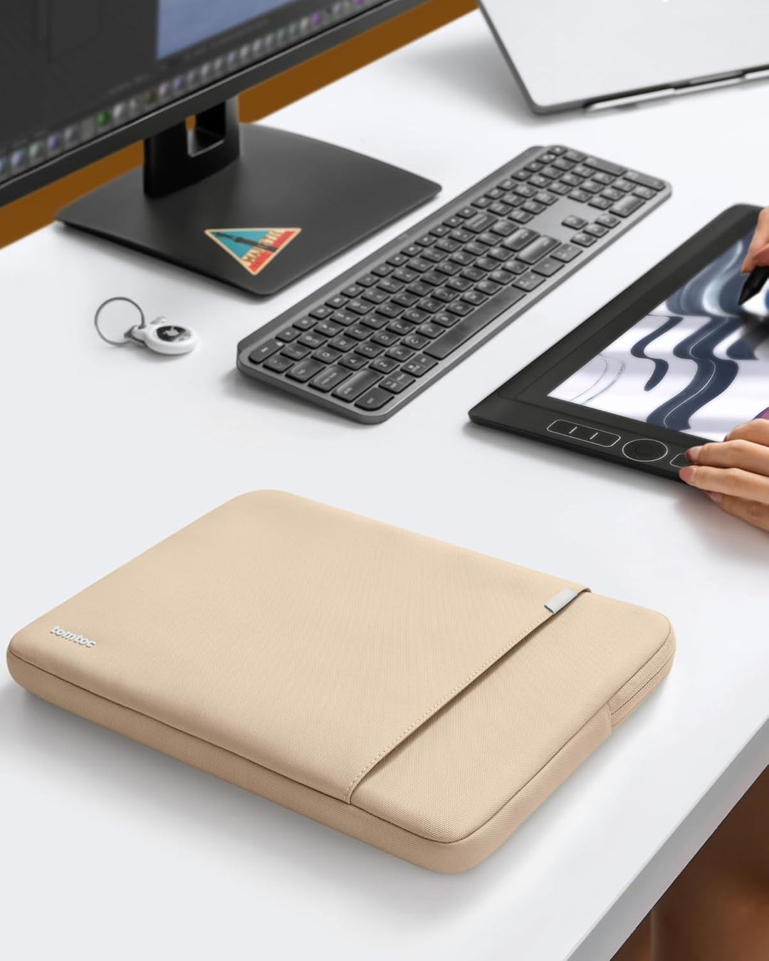 tomtoc 360° Laptop Tasche Hülle für 15-Zoll Neu MacBook Air M5 (2026), M4/A3241 (2025), M3/A3114, M2