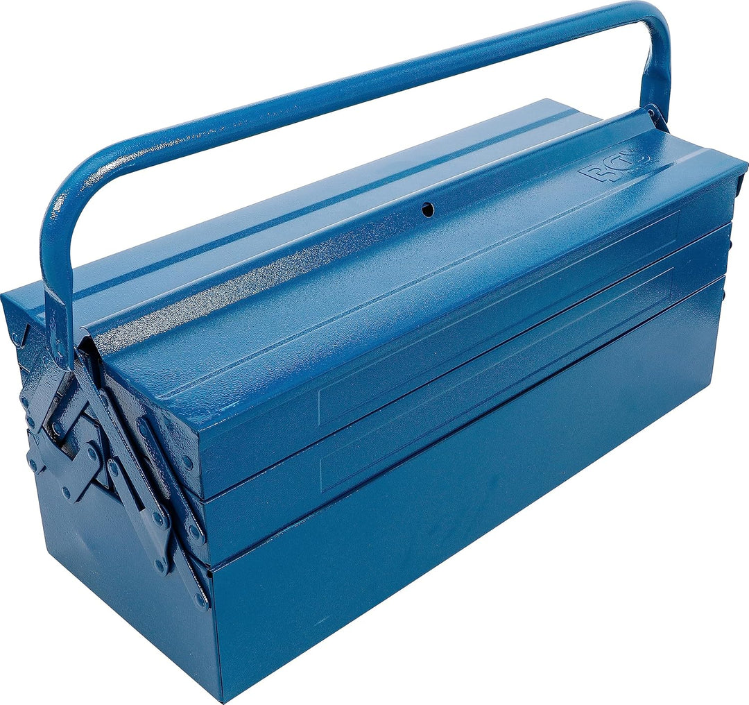 BGS 3340 | Metall-Werkzeugkasten inkl. Werkzeug-Sortiment | 137-tlg. leer | 5-Fächer, 530 x 200 x 20