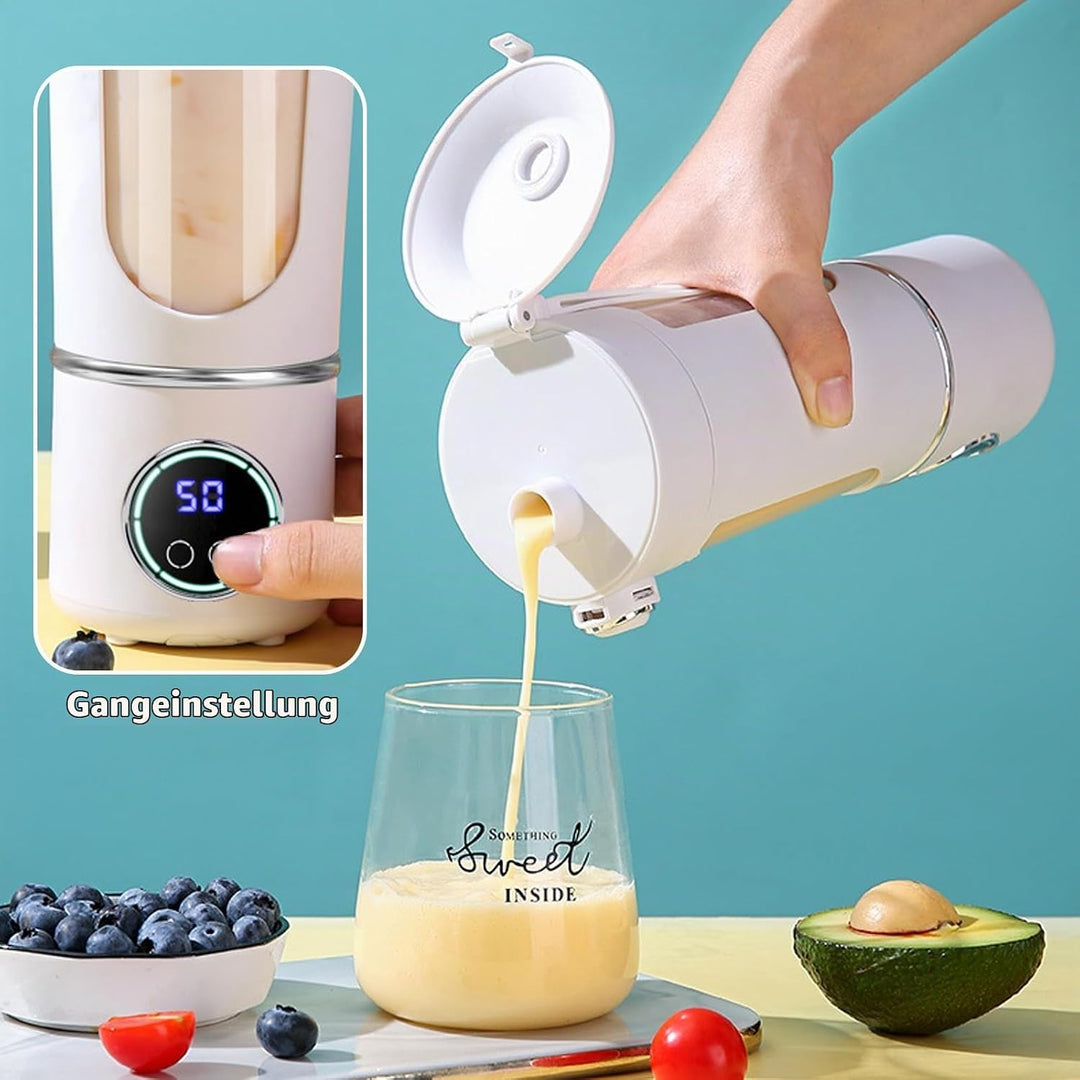 Tragbarer Mixer 700ml Smoothie Maker, Mini Smoothie Mixer Standmixer Smoothie-Maker To Go Portable B