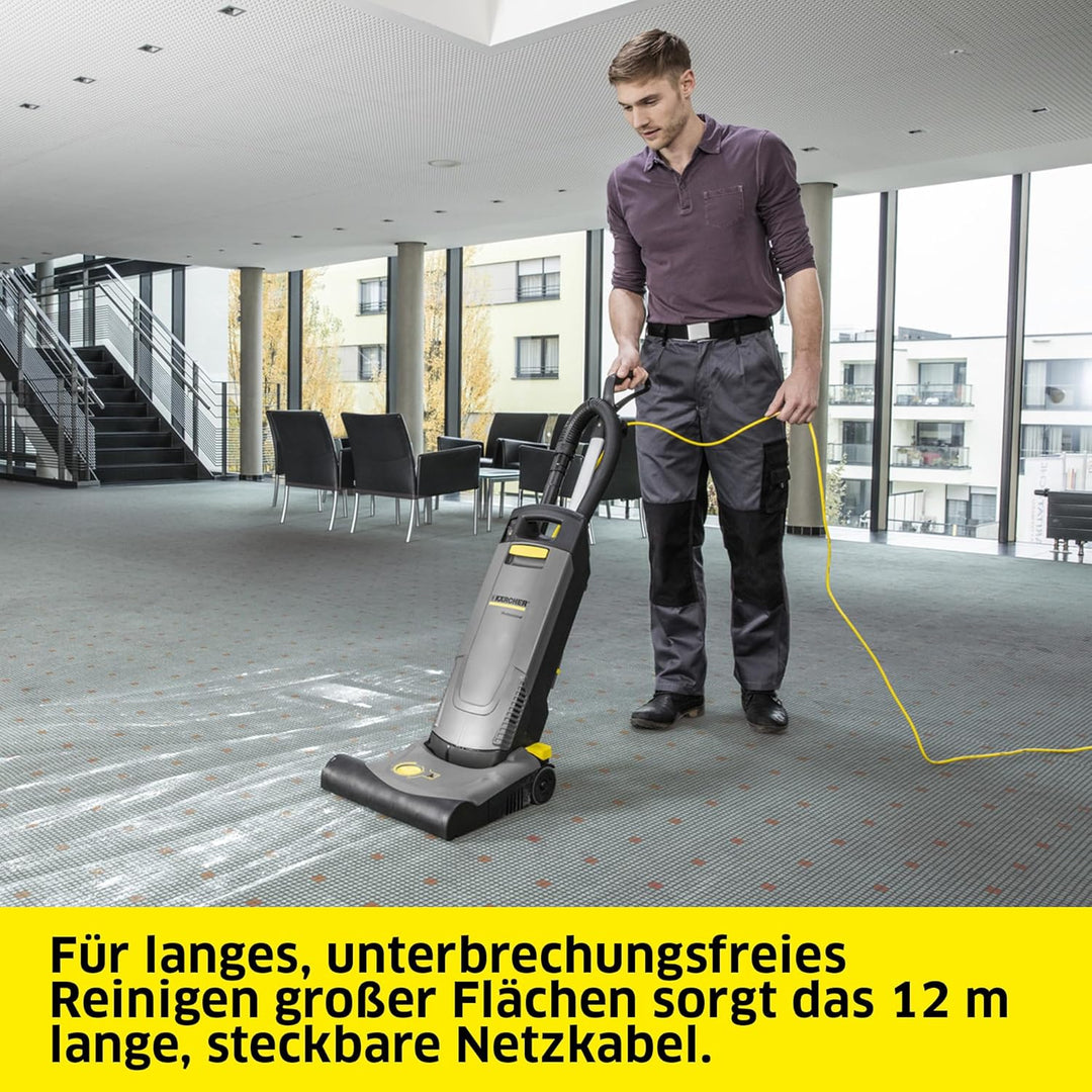 Kärcher CV 38/2 Teppichbürstsauger, Vakuum: 20 kPa, Nennleistung: 850 Watt, Behälter: 5,5 Liter, Deh