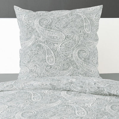 Bierbaum Bettwäsche Mako-Satin Silber Grösse 155x220 cm (80x80 cm)