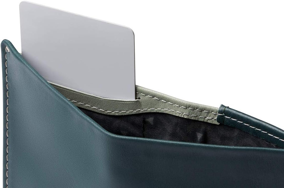 Bellroy Note Sleeve – dünne Lederbörse, mit RFID-Schutz (max. 11 Karten Plus Scheine) - Teal - Rfid,