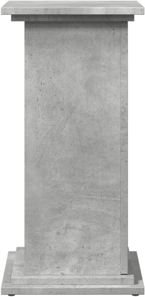 vidaXL Postament mit Stauraum Betongrau 31x30x60 cm Holzwerkstoff 31 x 30 x 60 cm Betongrau, 31 x 30