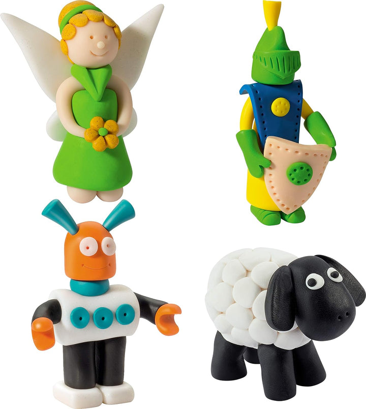 Staedtler FIMO Profi Bastelset mit 12er Materialpackung, Cutter, Werkzeuge, Glanzlack und Schleifsch