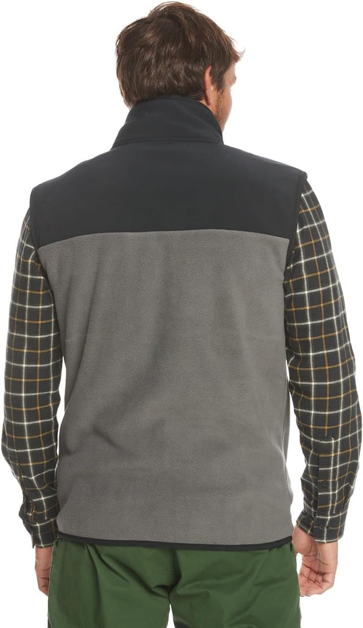Quiksilver Herren Fz Polar Vest Sweatshirt (1er Pack) S Iron Gate, S Iron Gate