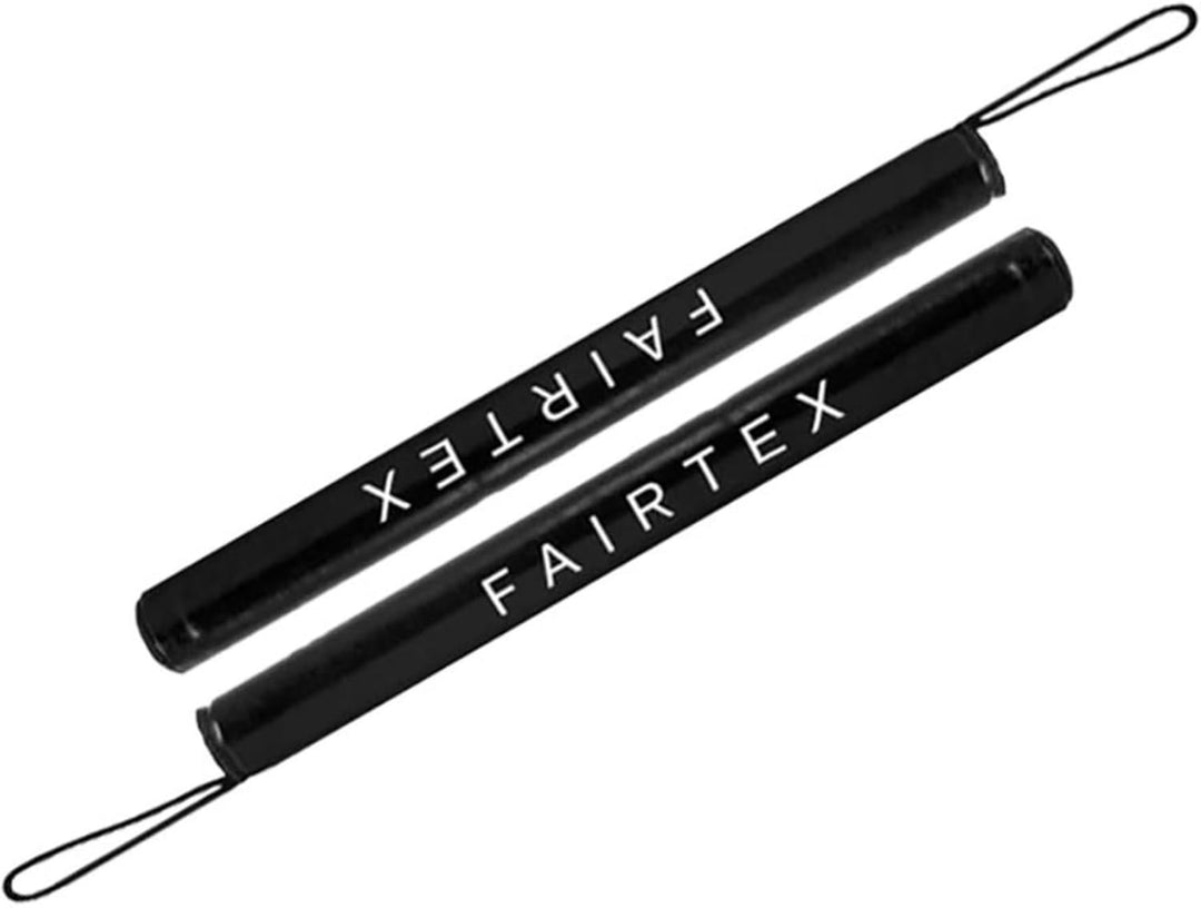 Fairtex BXS1 Leder-Boxstäbe für Boxen, Muay Thai, MMA Training Schwarz, Schwarz