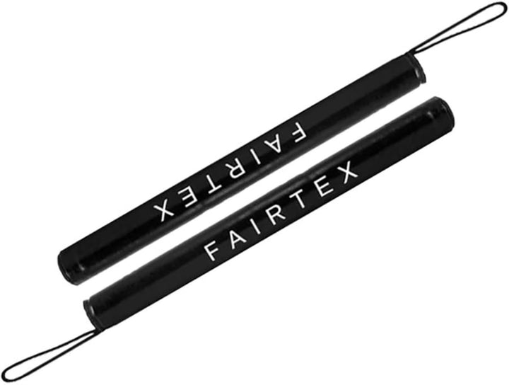 Fairtex BXS1 Leder-Boxstäbe für Boxen, Muay Thai, MMA Training Schwarz, Schwarz