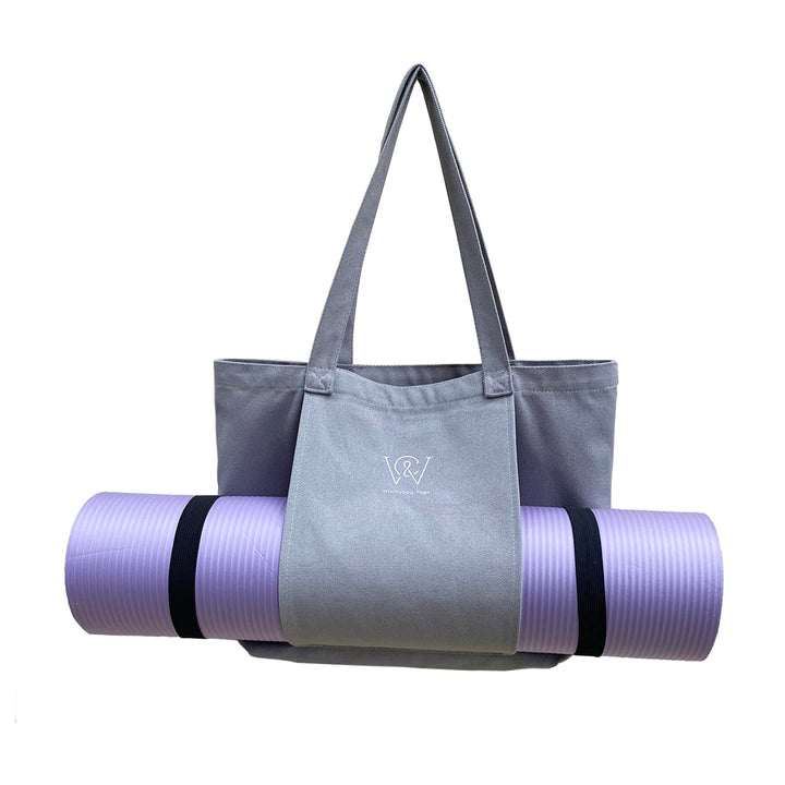 Wivmypog Yogamatten Tasche, leicht zu tragen Yoga Matte Tragetasche, Gym Segeltuch Tragetasche, Schu