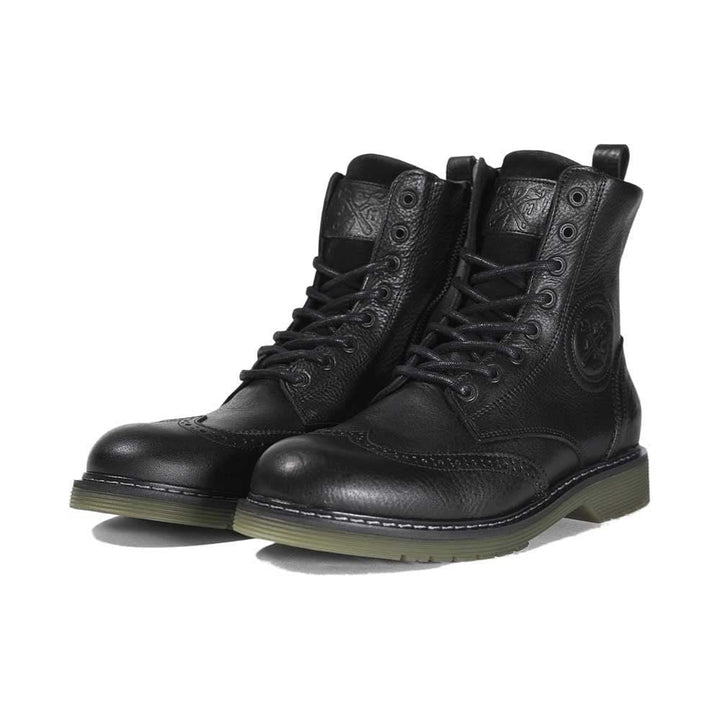 John Doe Motorradschuh Sixty | XTM| Threepoint Protection | Lederstiefel aus Rindsleder | Rutschfest