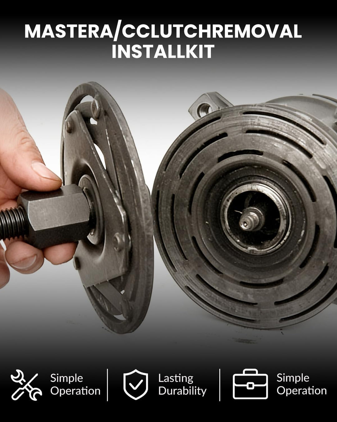 DPTOOL Klimaanlagenkupplungs-Haltewerkzeug A/C-Kompressorkupplung Ausbau-Installationssatz