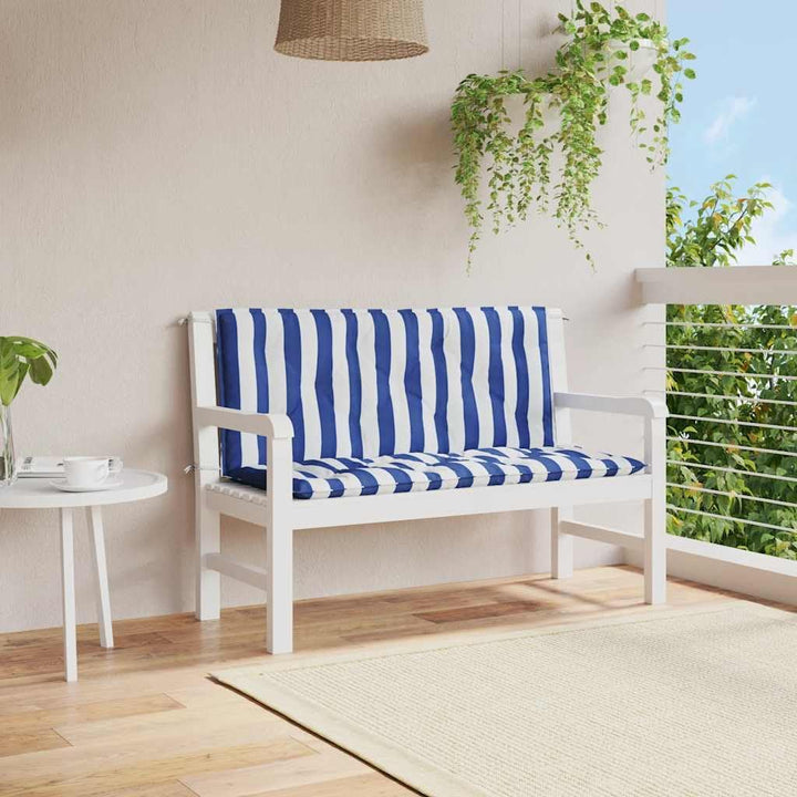vidaXL Gartenbank Auflage 2 STK., Sitzkissen für Gartenmöbel Terrassenmöbel, Wasserabweisendes Sitzp