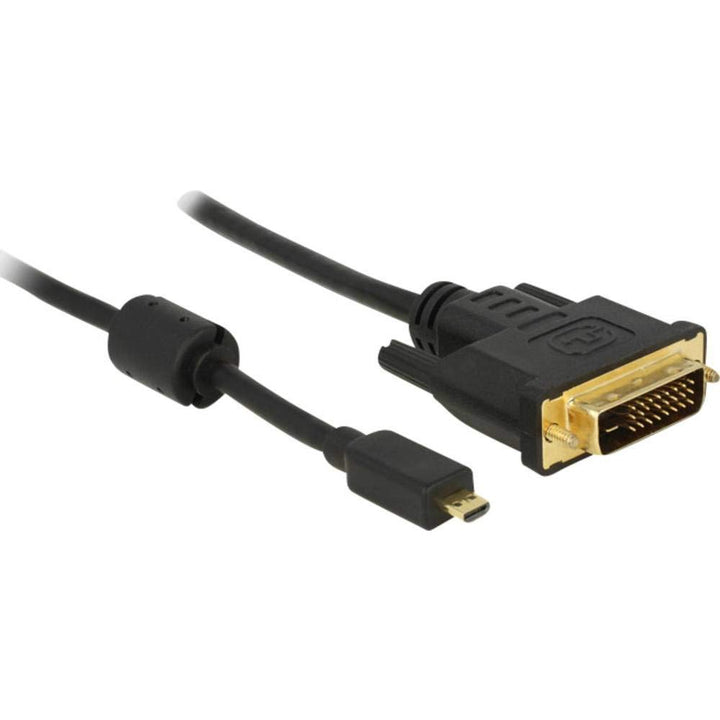 Delock Kabel Micro HDMI D Stecker > DVI 24+1 Stecker 2 m