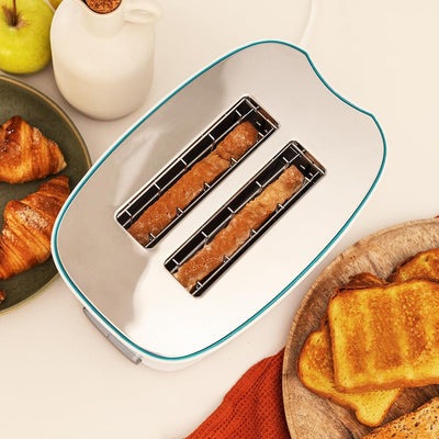 Cecotec Vertikaler Toaster Toast&Taste Double W, 650W, Doppelter Breitschlitz für 2 Toasts, Leichte