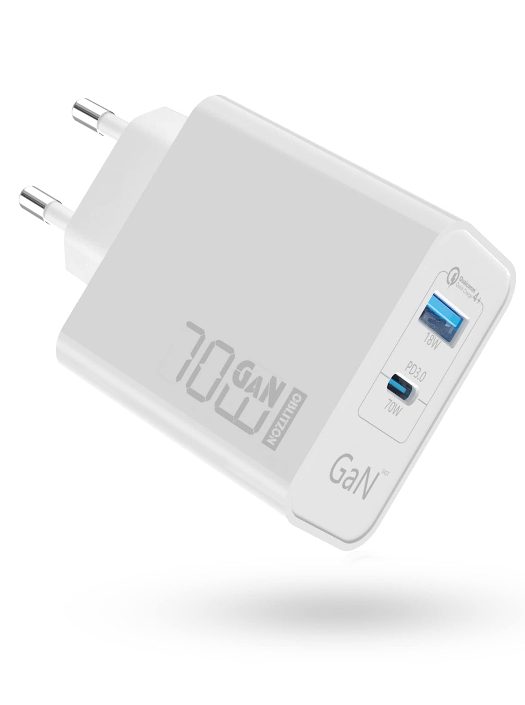 70W USB C Ladegerät 2-Port USB C Netzteil Type C PD GaN Netzteil für MacBook Pro/Air Dell XPS 15 Goo