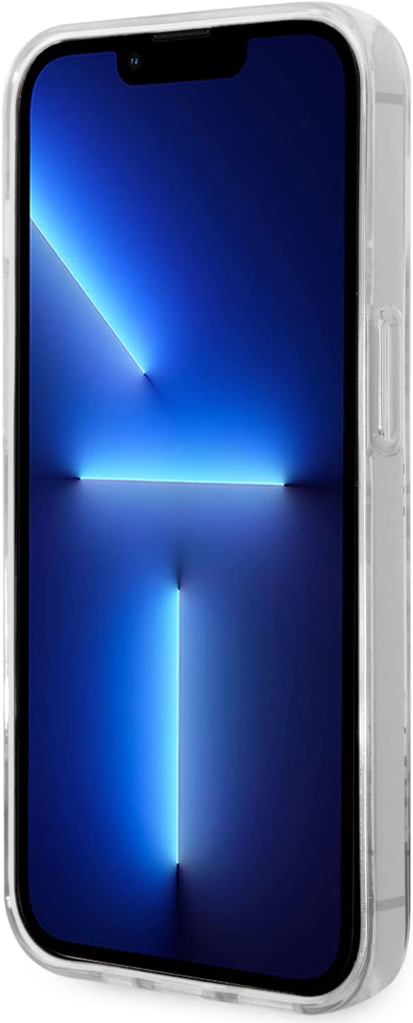 Guess 4G Pattern Script Collection Hardcase Hülle Cover für Apple iPhone 14 Pro Max Khaki, GUHCP14XH