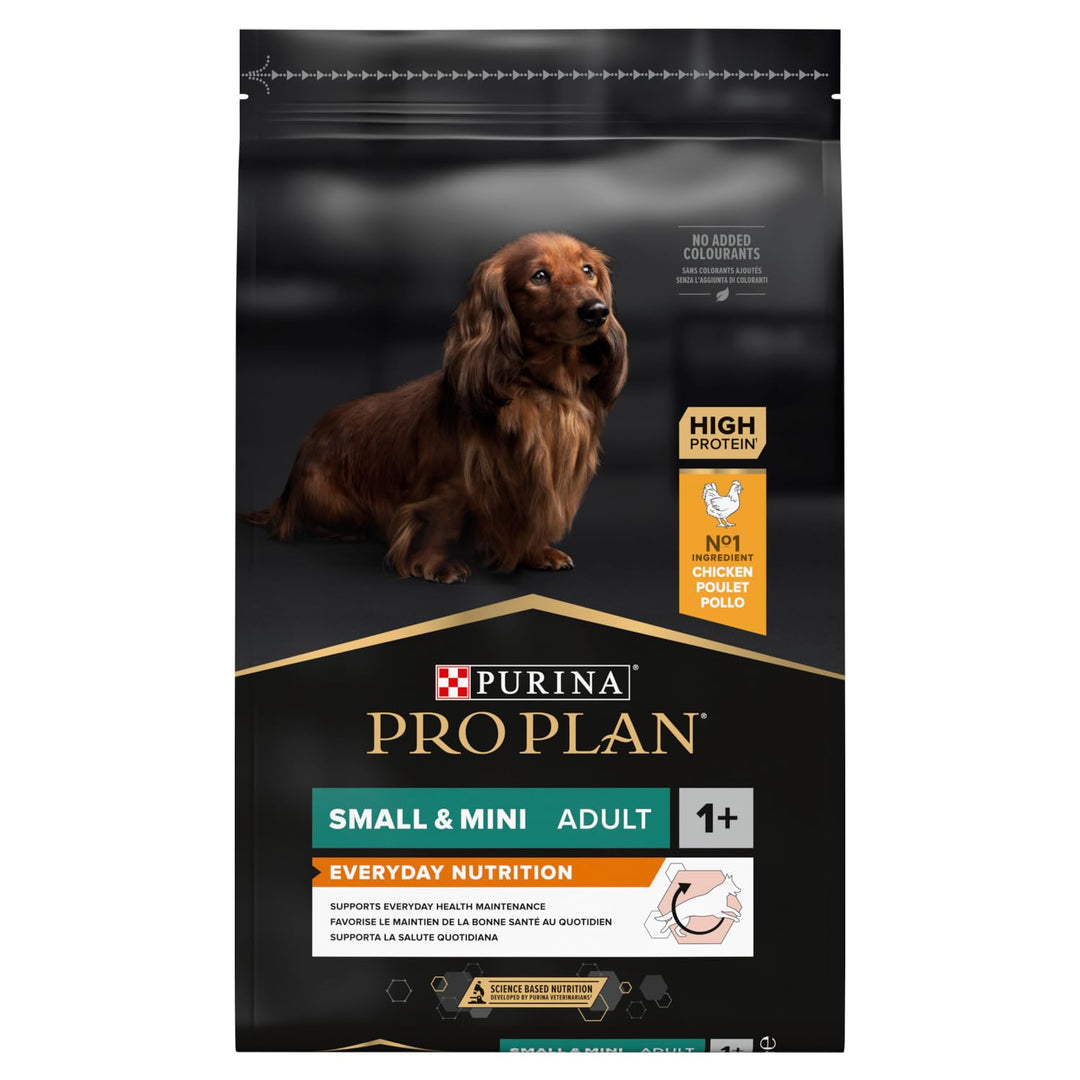 Pro Plan Purina Hund Klein & Mini Adult Reis Reich an Hähnchen Trockenfutter - 7kg Huhn 7 kg (1er Pa