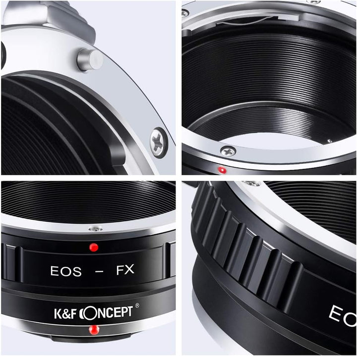 K&F Concept EOS EF/EFS Objektivadapter auf FujiFX Mount X-Pro1 X Kamera X-Serie, spiegellose Kameras