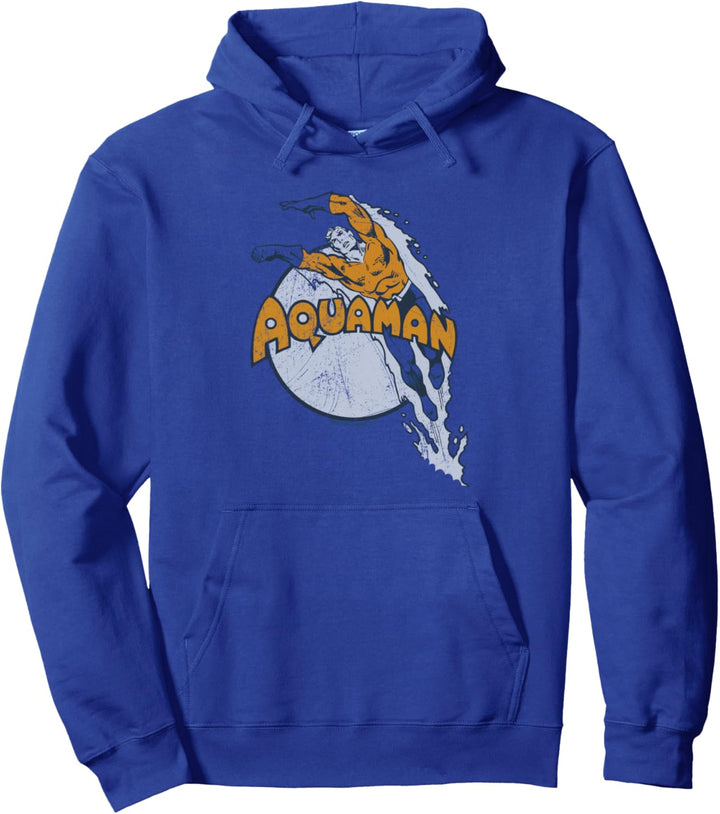 Aquaman Splashing Pullover Hoodie