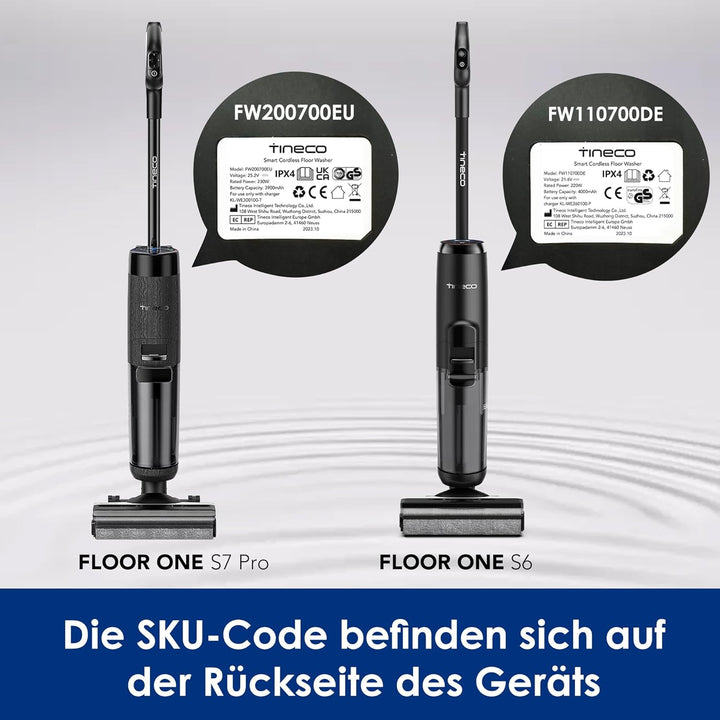 Tineco Ersatz-Bürstenrolle für Bodenreiniger, Beseitigt Nasse und Trockene Verschmutzungen, Geeignet