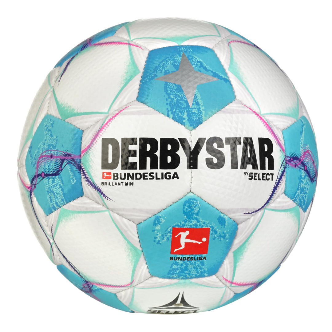 Derbystar Bundesliga Brillant Mini weiss/blau, weiss/blau