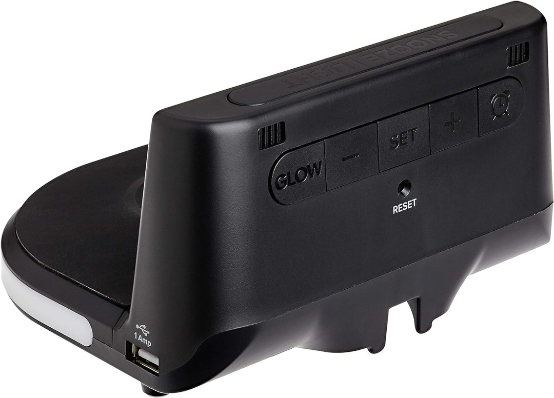 TFA Dostmann Charge-IT Wireless Digitalwecker, 60.2028.01, mit kabelloser Ladestation (Qi) für Smart