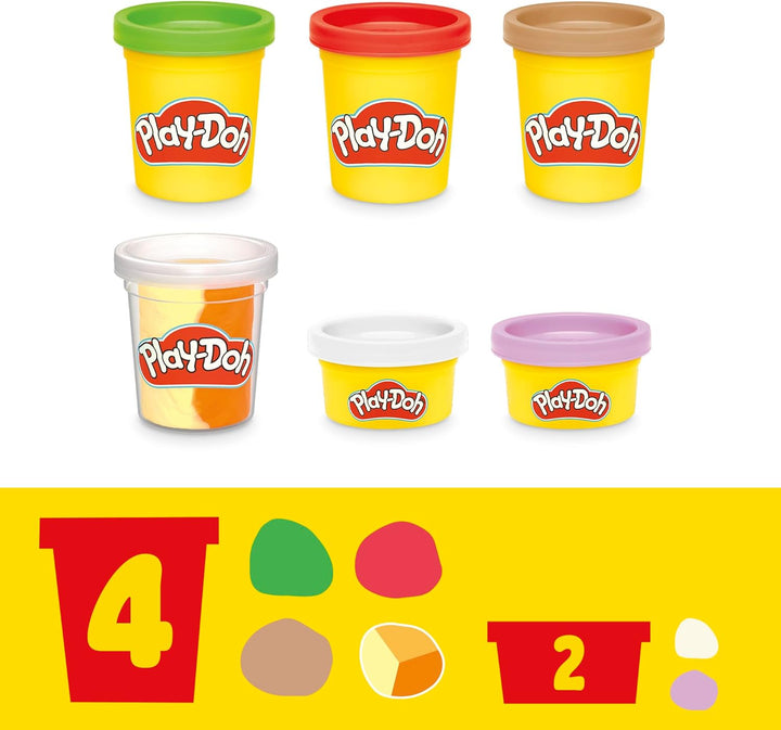 Play-Doh Kitchen Creations Pizzabäckerei Spielset mit 6 Dosen 8 Accessoires Pizzabäckerei Einzelbett