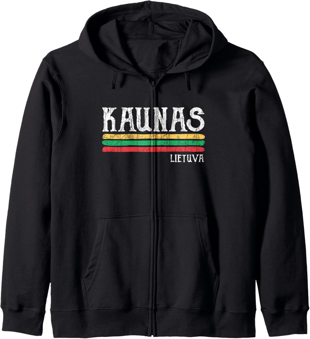 Vintage Kaunas Litauen Litauisch Kapuzenjacke