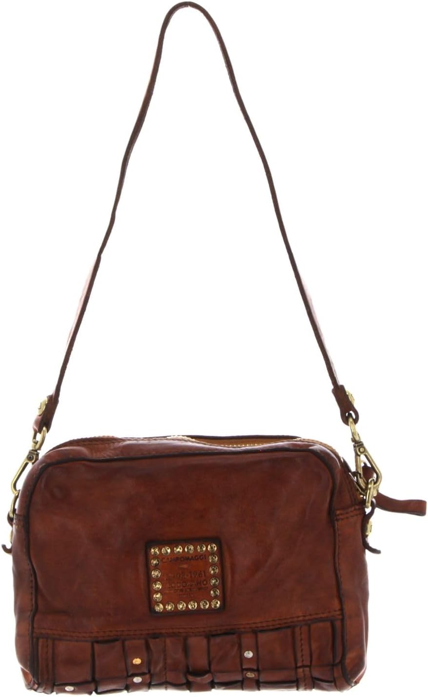 Campomaggi Schultertasche Leder 19 cm Cognac OneSize, Cognac OneSize