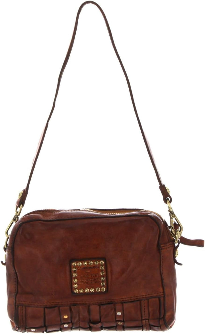 Campomaggi Schultertasche Leder 19 cm Cognac OneSize, Cognac OneSize
