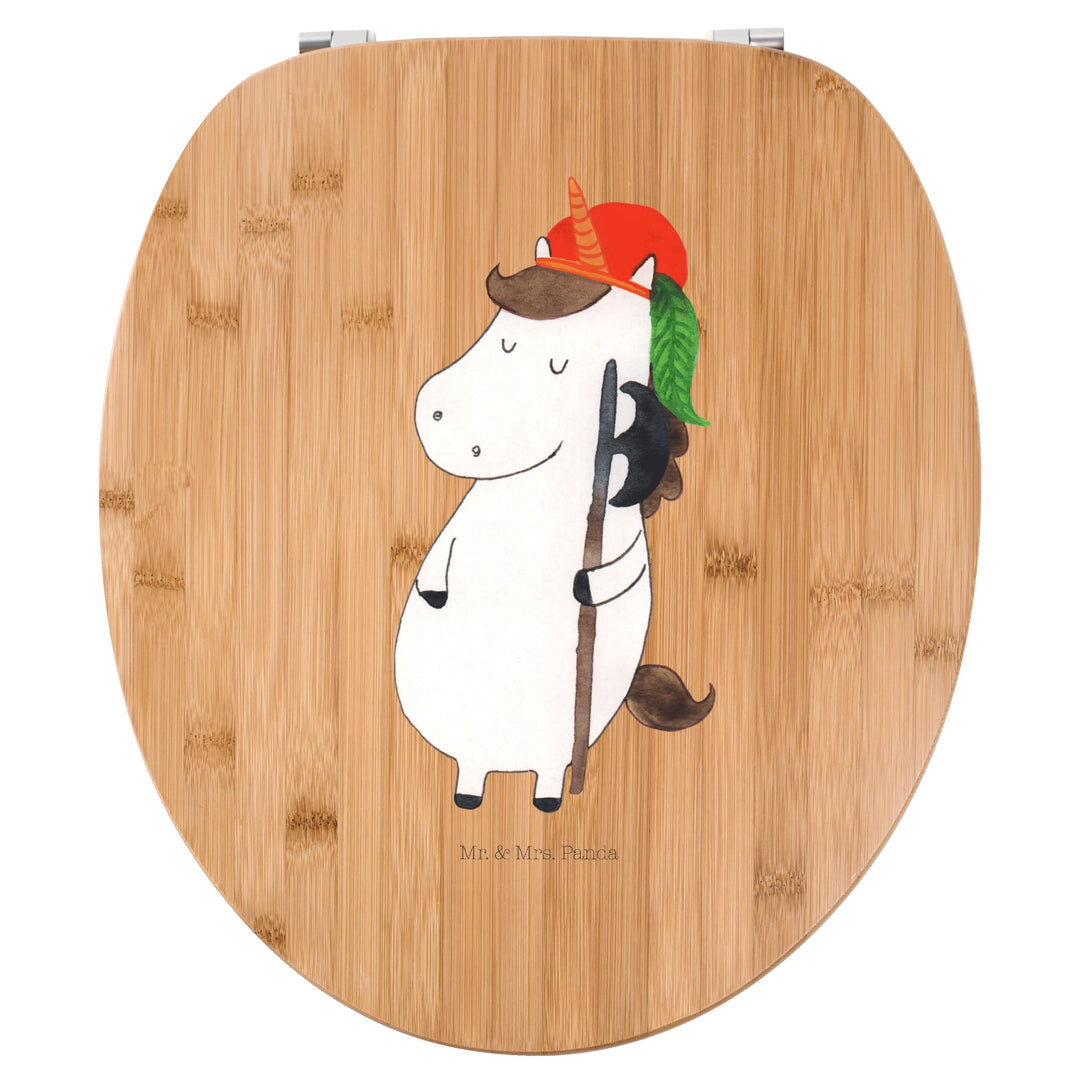 Mr. & Mrs. Panda Motiv WC Sitz Einhorn Bube - Geschenk, Klobrille, Pegasus, Toilette, Einhorn Deko,