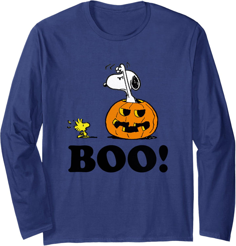 Peanuts Halloween Snoopy Woodstock BOO! Langarmshirt Langarmshirt