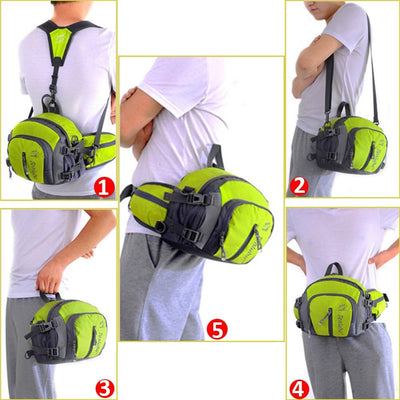 SINOKAL multifunktionale Militärstil Canvas-Pack Gürteltasche Wasser Widerstand Fanny Packungen mit