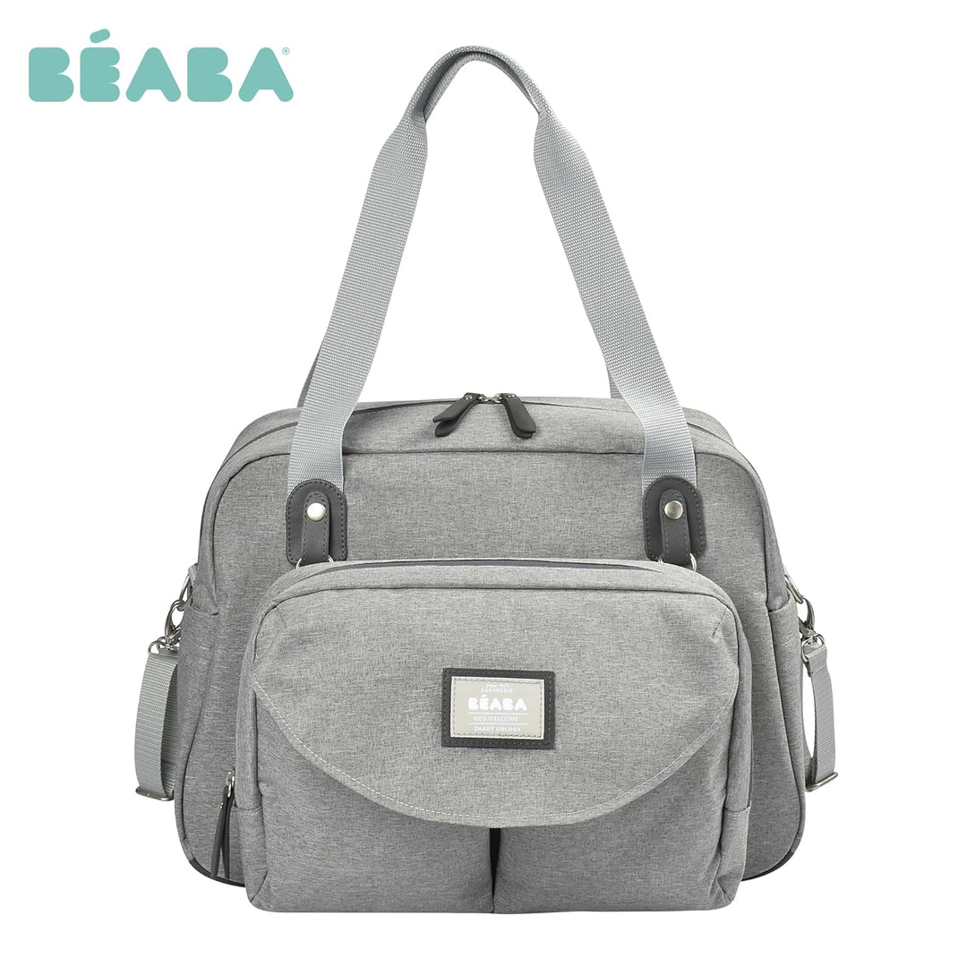 Béaba – Wickeltasche Genève II – Modulierbar, vielfältige Staumöglichkeiten – Vordertasche, Wickelun