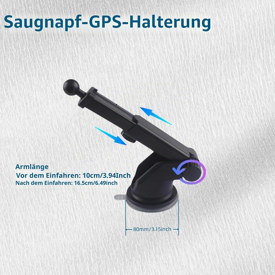 Saugnapfhalterung für Garmin, Auto Navi Halterung GPS für Garmin Nuvi Drive 52 Drivesmart 66 76 Driv