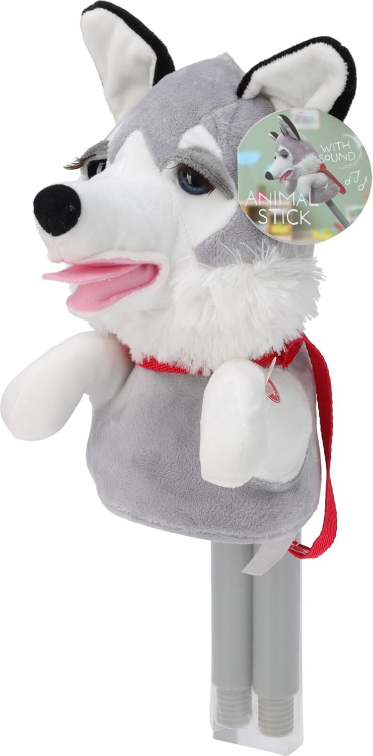 MIJOMA Hobby Horse – Steckenpferd aus weichem Plüsch – Ideal für Hobby Horsing & Rollenspiele – Hoch