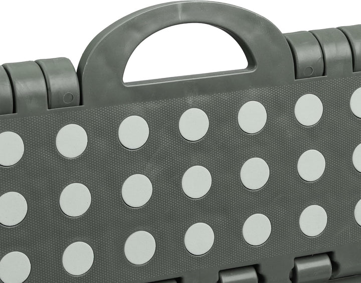 Relaxdays Klapphocker faltbar, 4er Set, Camping Hocker, Kinder Badhocker, bis 150 kg, Kunststoff, HB