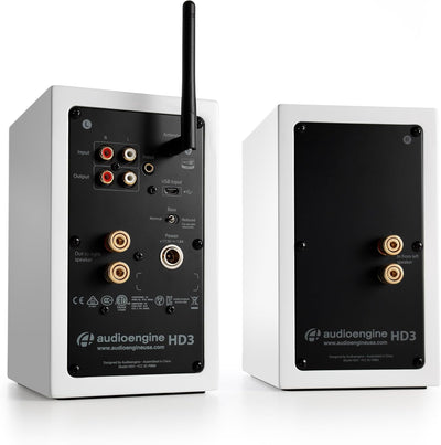 Audioengine HD3 Wireless Speakers mit Bluetooth - 60W Verkabelt Computer-Lautsprecher für Desktop-Mo