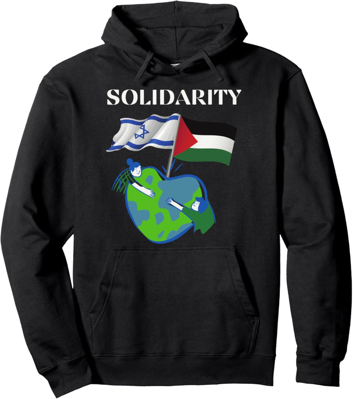 Solidarität mit Palästina und Israel Pullover Hoodie