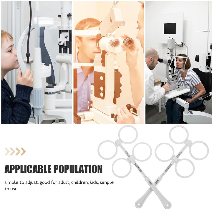 2 Stck Optometrie Flipper Verstellbar für Erwachsene Glaslinsen zur Amblyopie Astigmatismus behandlu