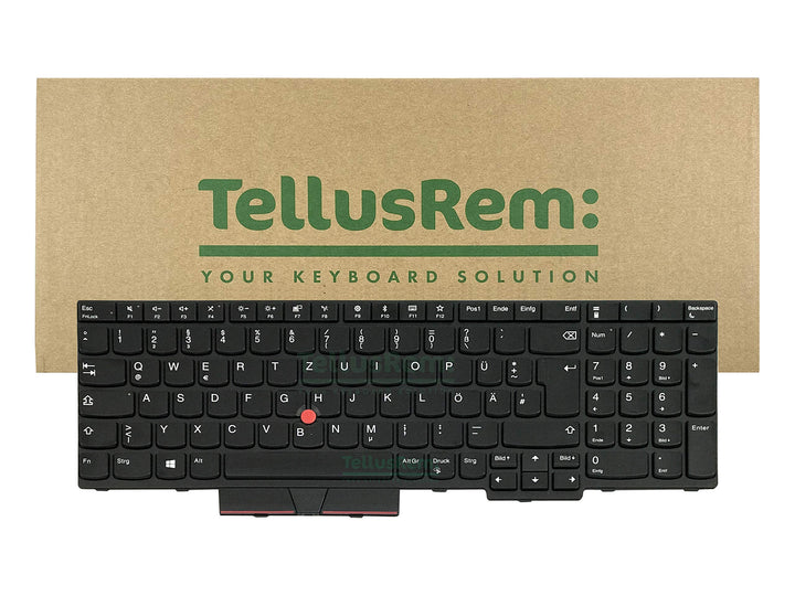 TellusRem ersatztastatur Deutsche Nicht Hintergrundbeleuchtung für Lenovo Thinkpad T570 T580 P51s P5
