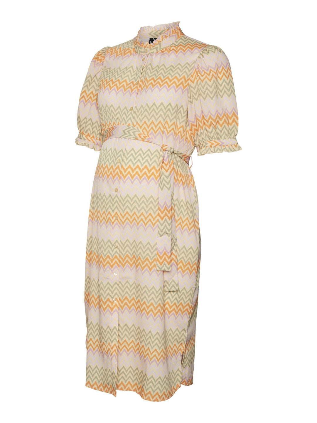 VERO MODA Female Kleid Umstands-Kleid S Orange / Sunburst, S Orange / Sunburst